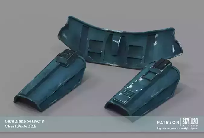 Cara Dune Body Season 2 Hard Armor Upgrade Print Ready STL