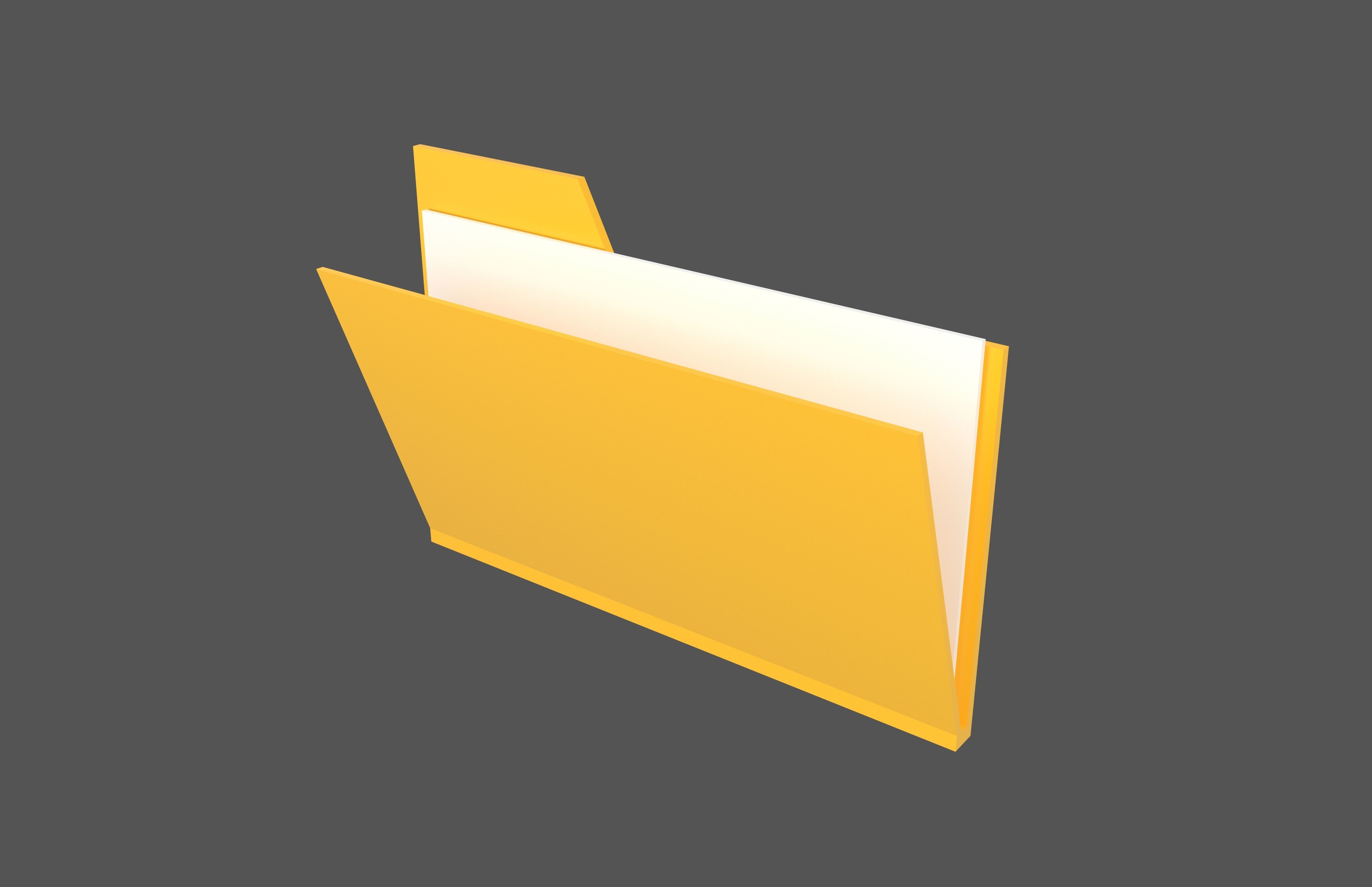 Folder v1 001 Low-poly 3D model_2