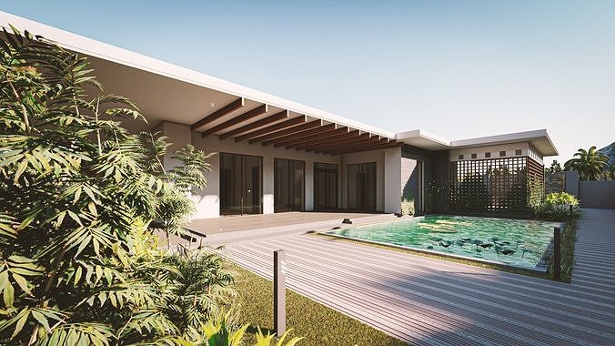 House 10 3D model 2