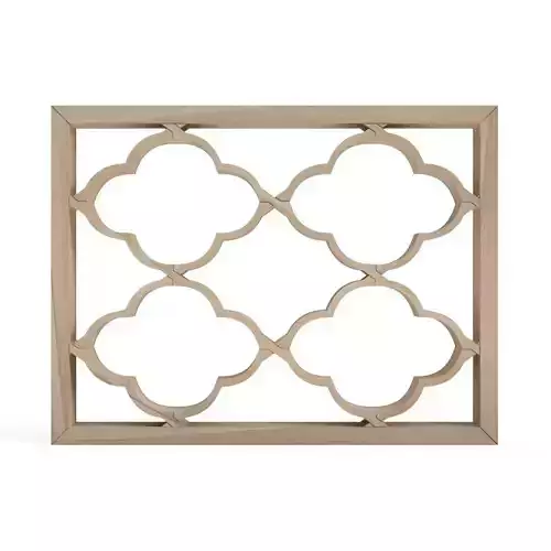 Hanamokkobishi quatrefoil wall sconce 3D print model