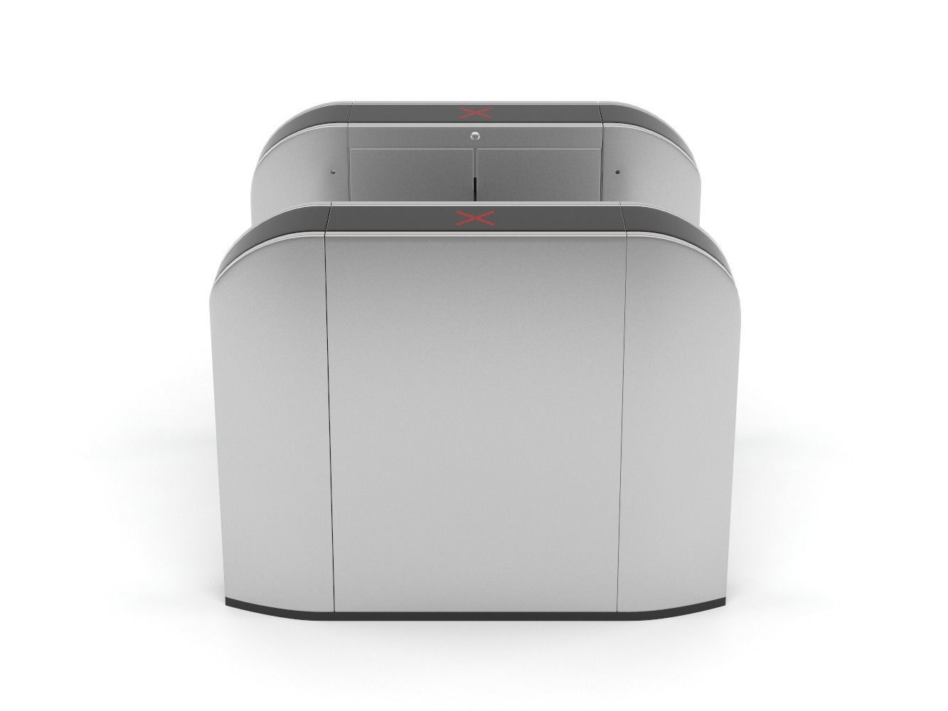 Automatic Turnstiles Gate 3D model_2