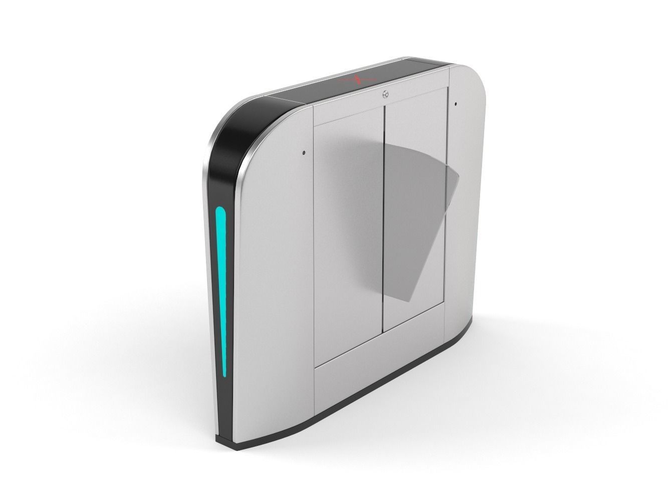 Automatic Turnstiles Gate 3D model_4