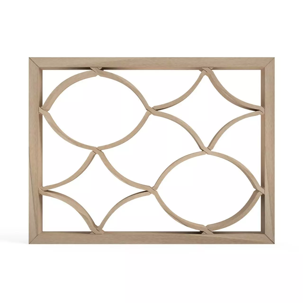 Aomikuzushi wooden frame with oval design 3D print model