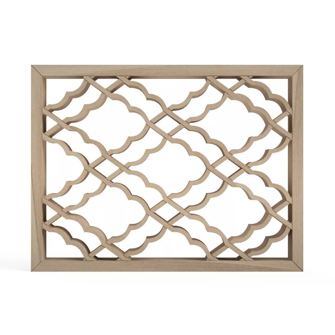 Yokoginnanbishi wooden lattice pattern 3D print model