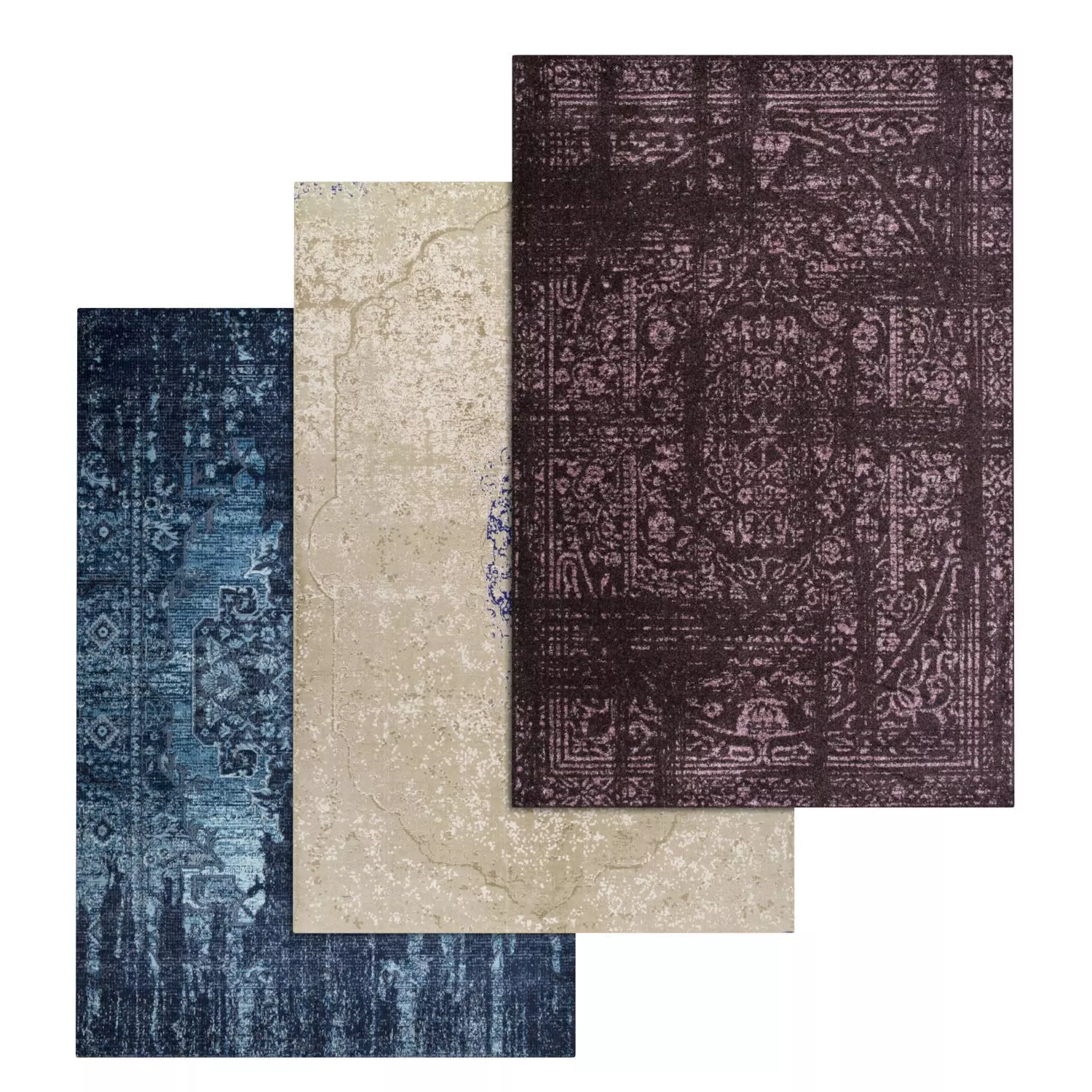 Rug Set 1583 3D model_0