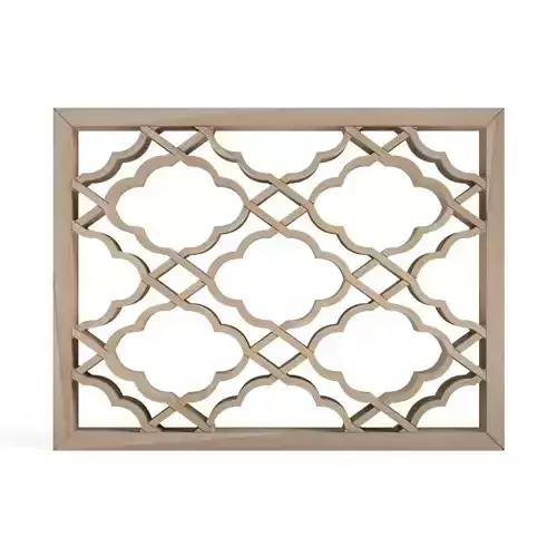 Futaemokkobishi lattice wall sconce 3D print model