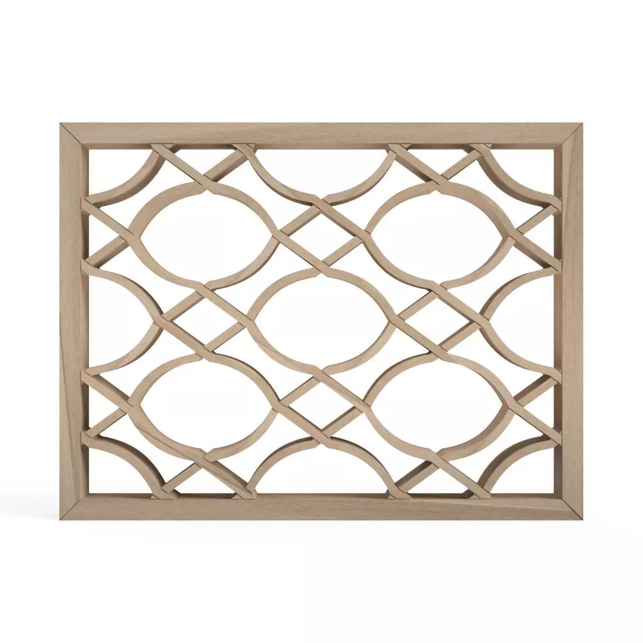Marugatafutaebishi wooden frame with intricate design 3D print model