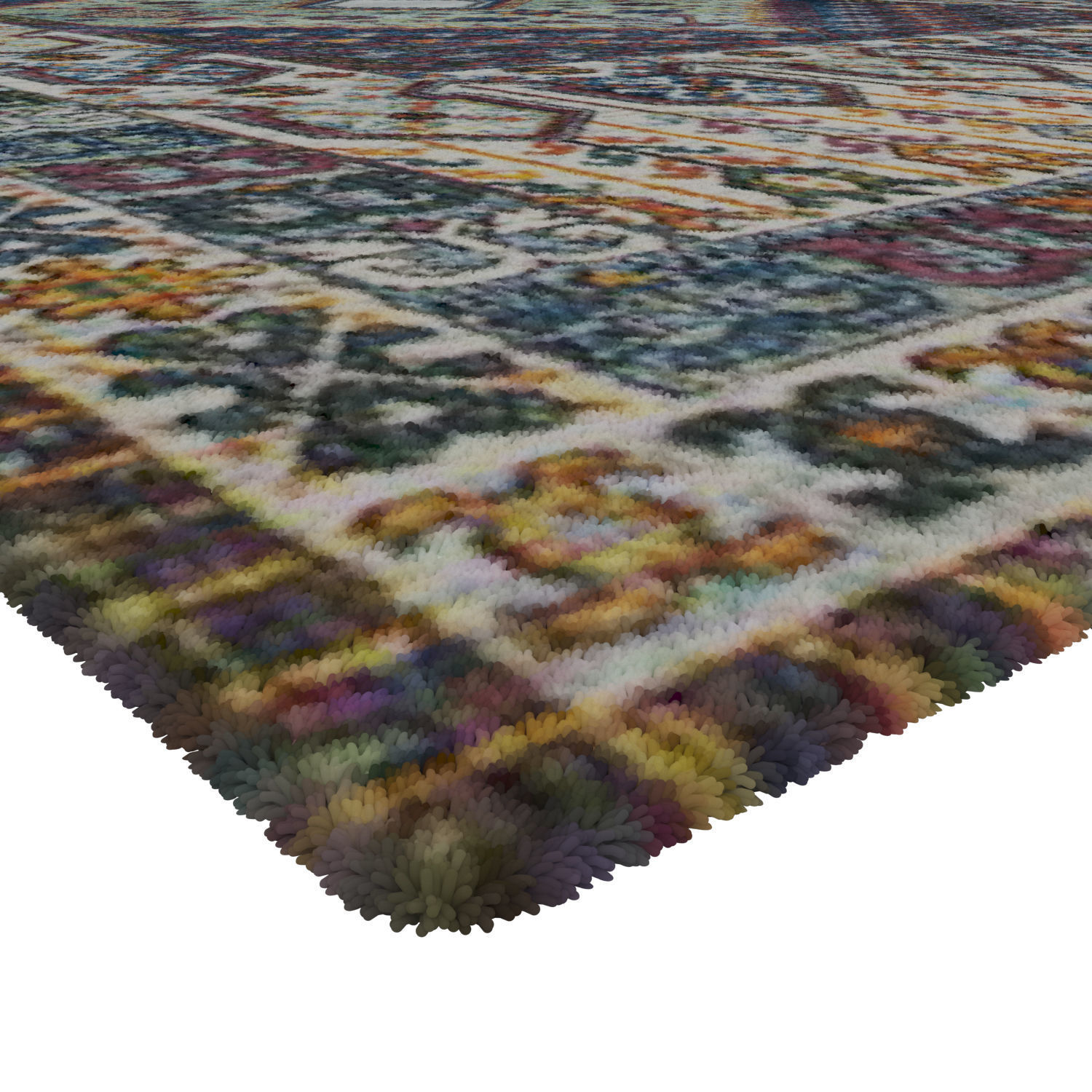 Rug Set 1587 3D model_1