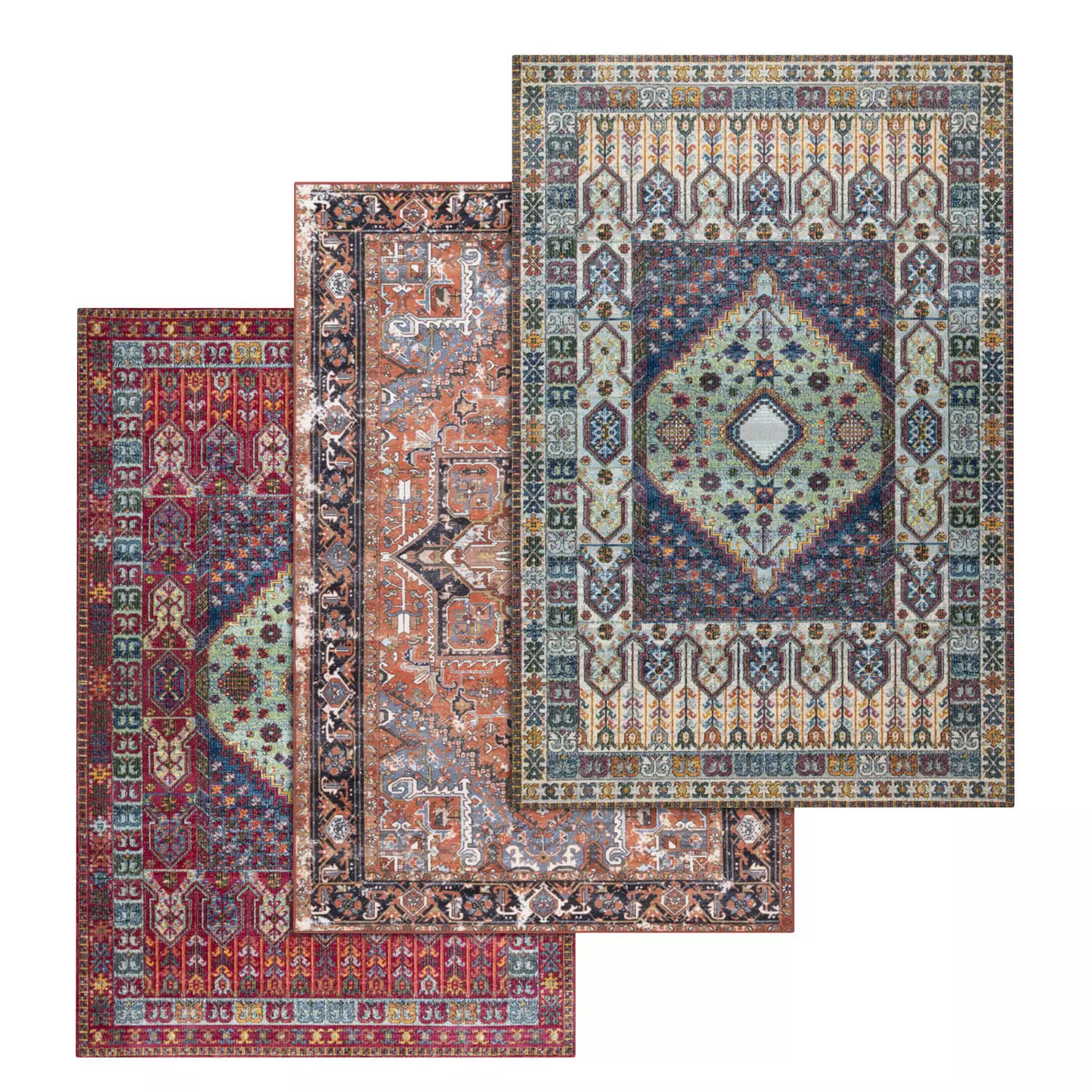 Rug Set 1587 3D model_0