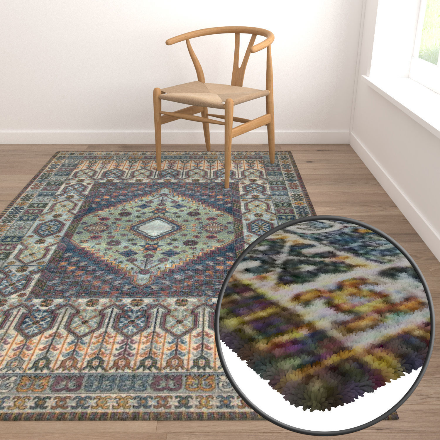 Rug Set 1587 3D model_5