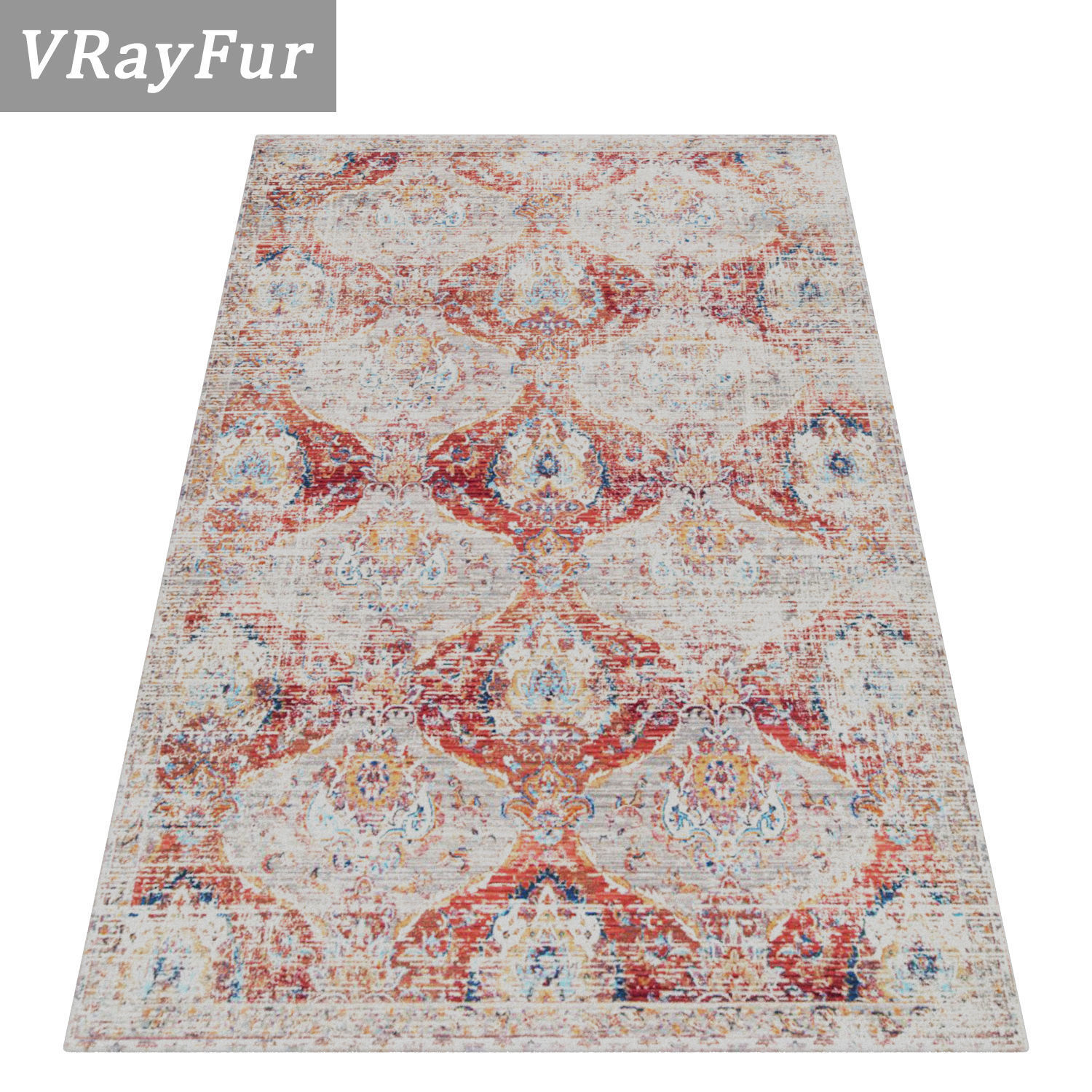Rug Set 1588 3D model_2