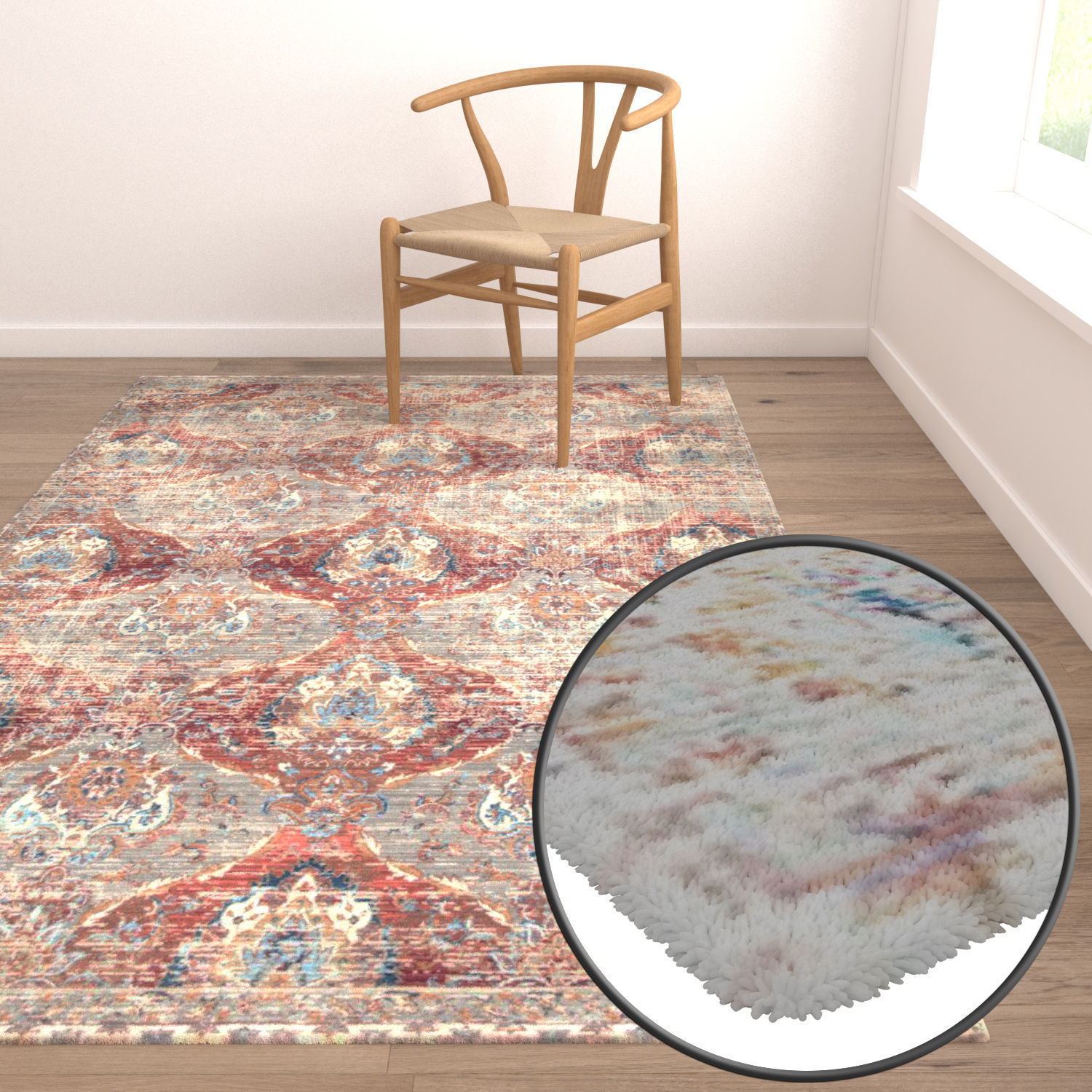 Rug Set 1588 3D model_5
