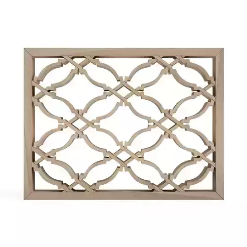 Kawaritakarabishi wooden lattice pattern 3D print model