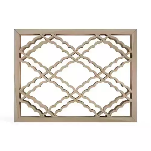 Yaeginnanbishi lattice wall sconce 3D print model
