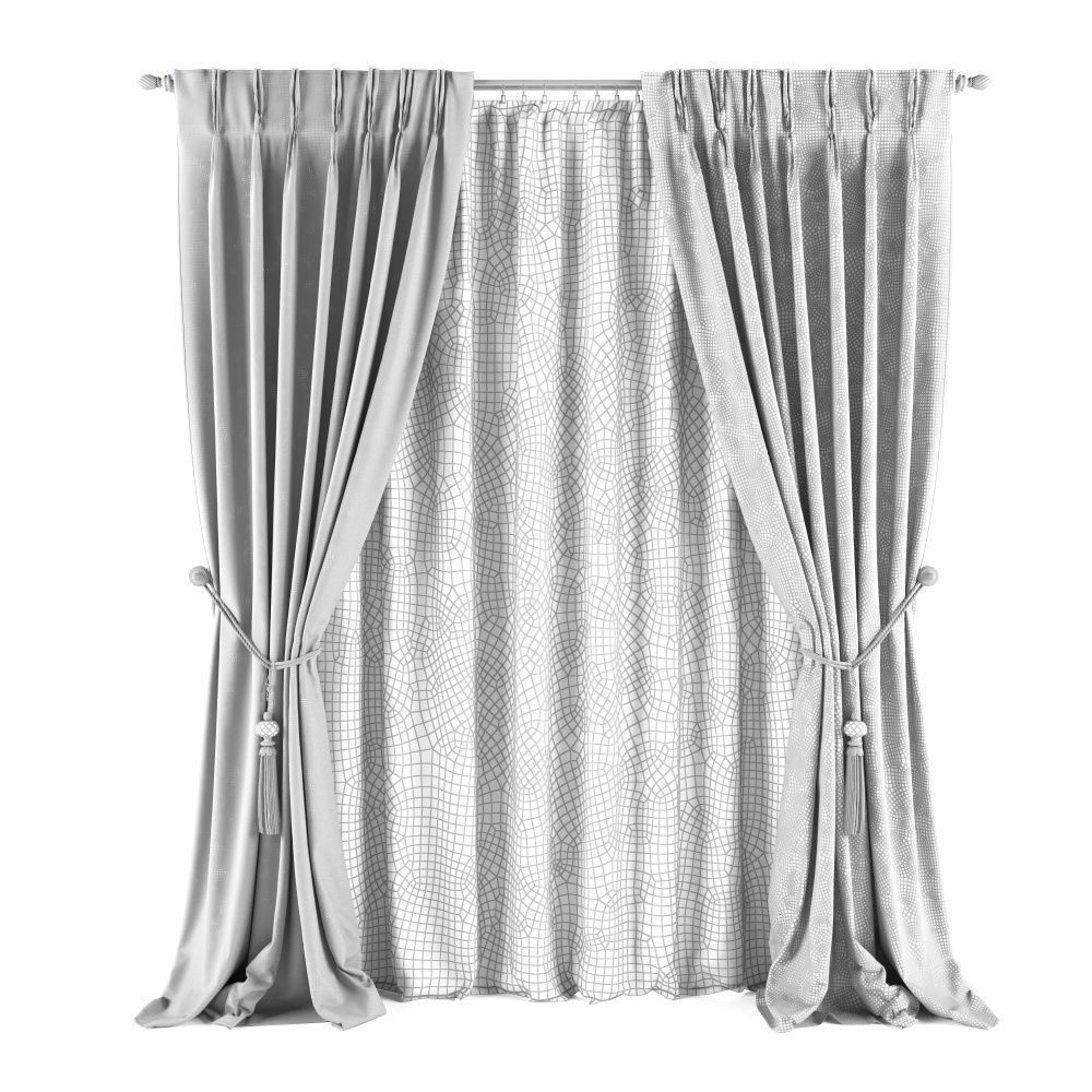Curtain 16 3D model_4