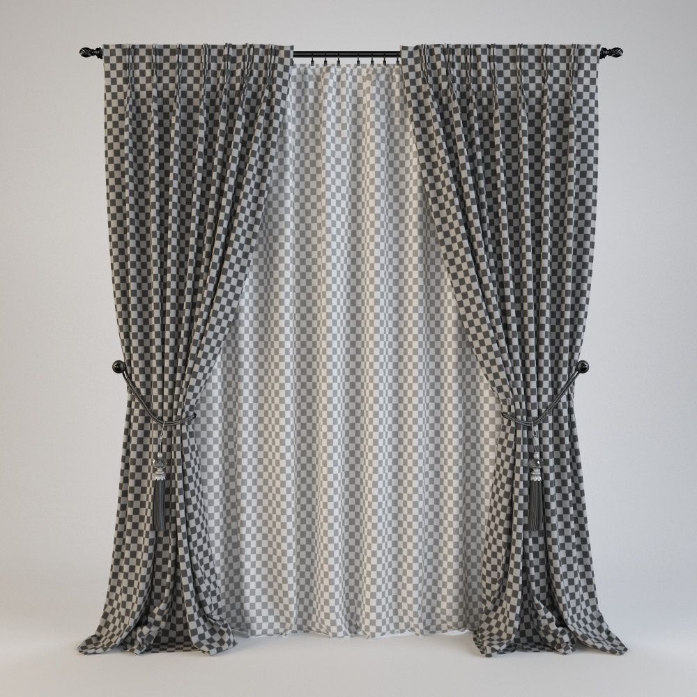 Curtain 16 3D model_5