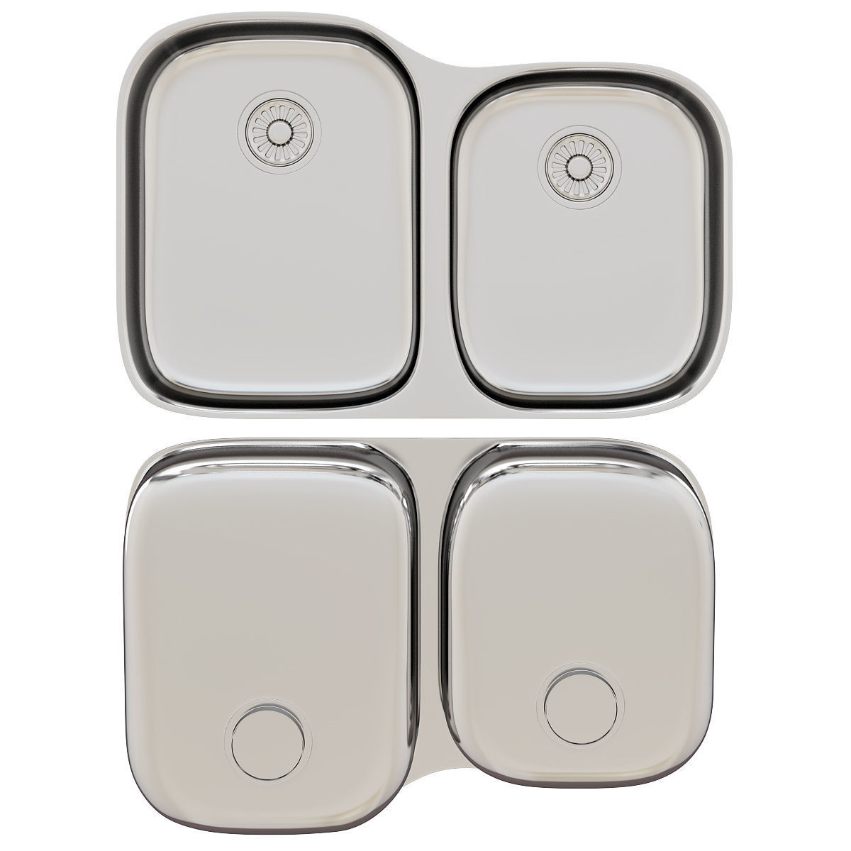 Washbasins Furniture 3d model Low-poly 3D model_1