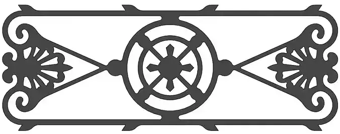 3D Part for Design or CNC Cut - Ornamental A1 3D model