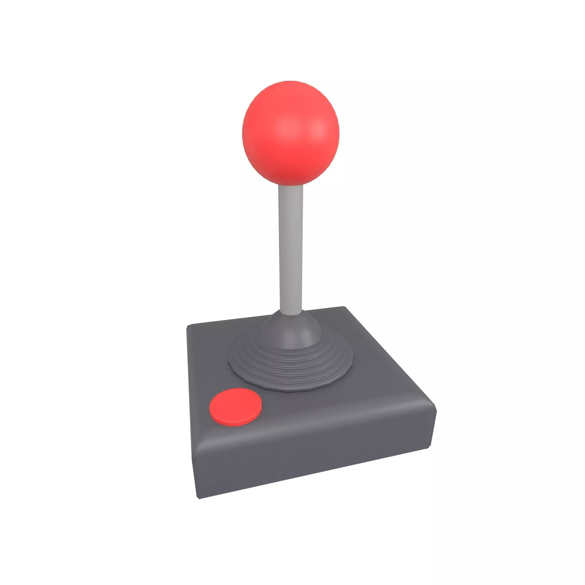 Joystick v1 001 Low-poly 3D model_0