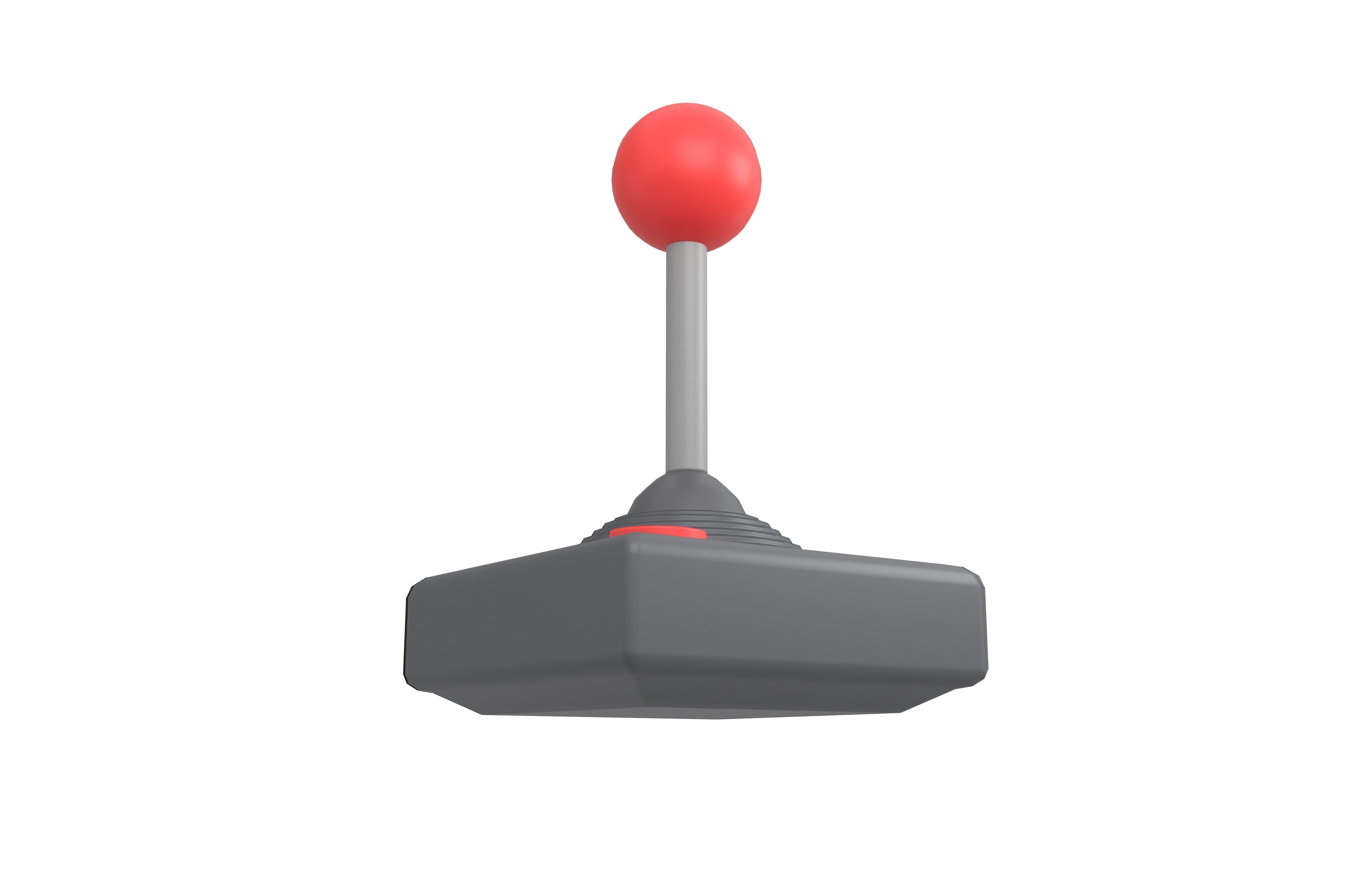 Joystick v1 001 Low-poly 3D model_3