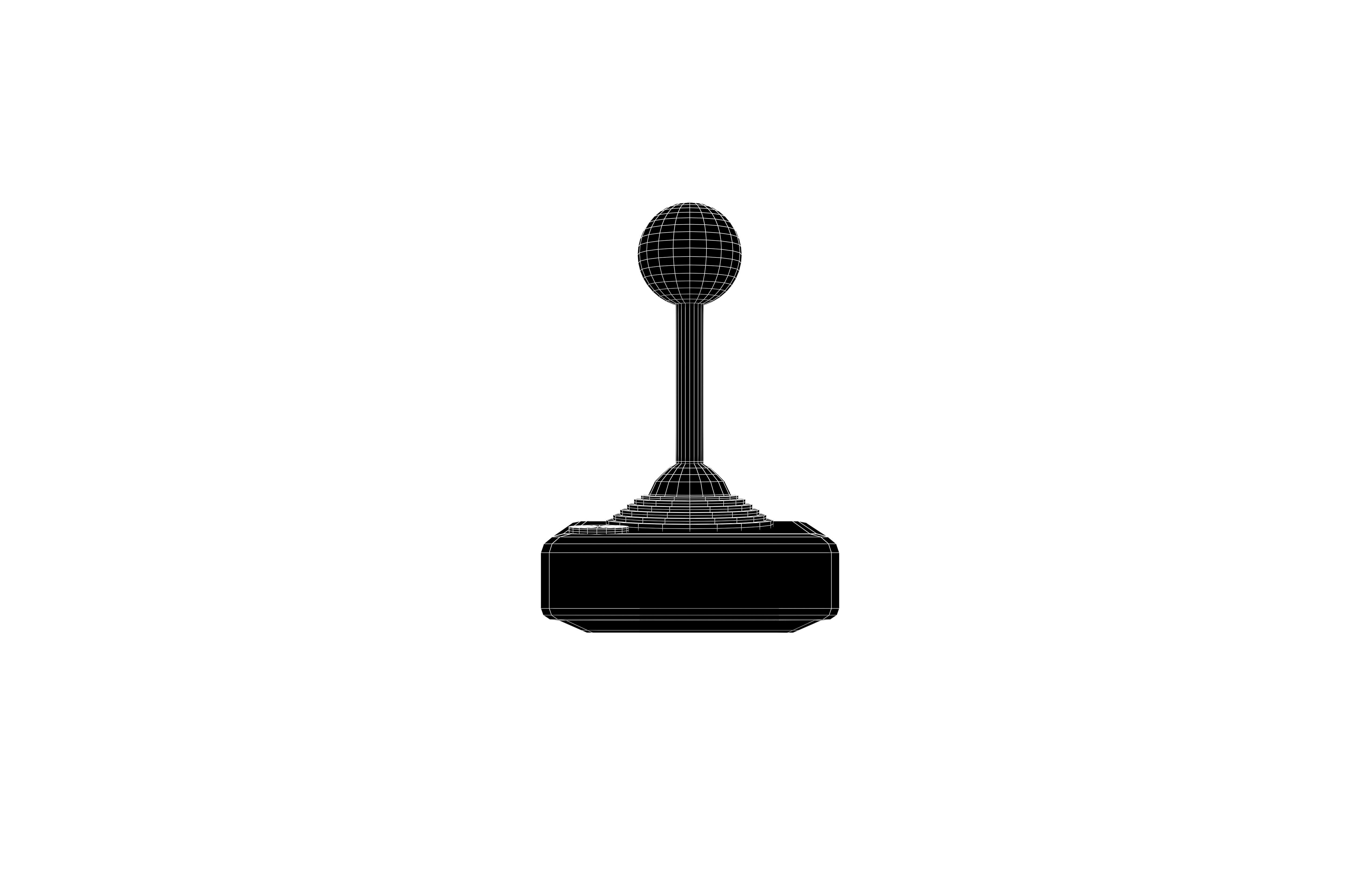 Joystick v1 001 Low-poly 3D model_5