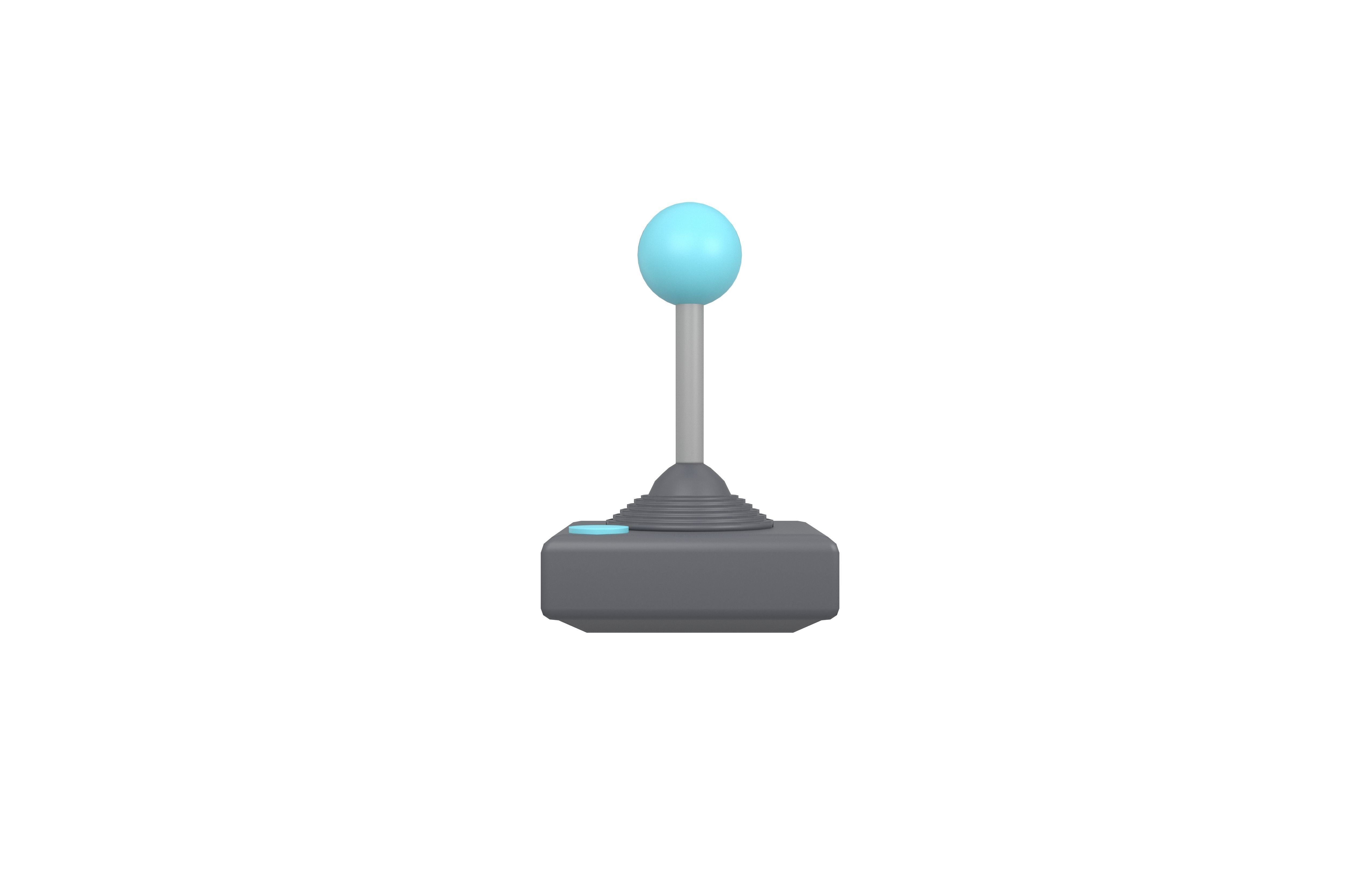 Joystick v1 002 Low-poly 3D model_1