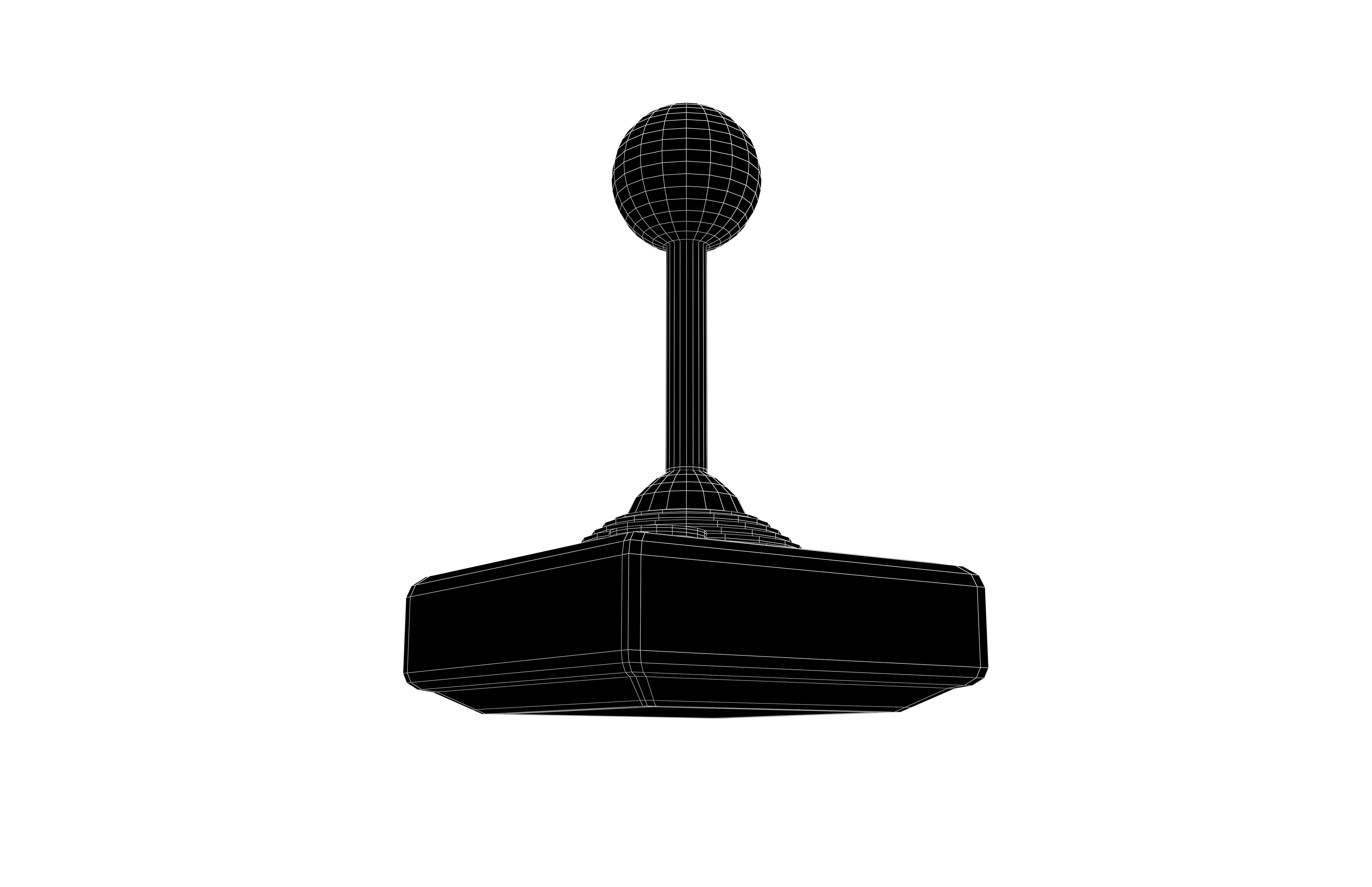 Joystick v1 002 Low-poly 3D model_7