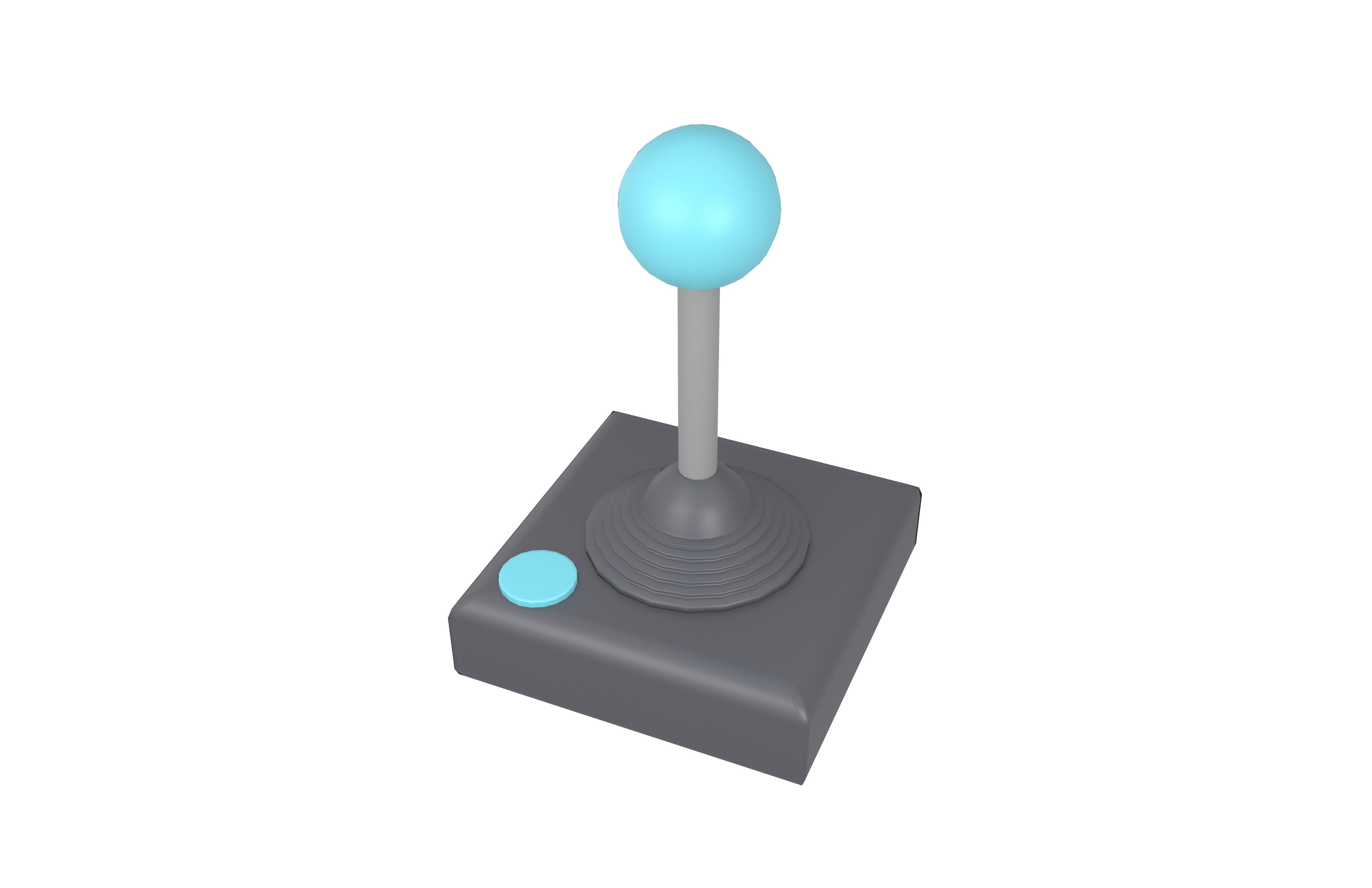 Joystick v1 002 Low-poly 3D model_2