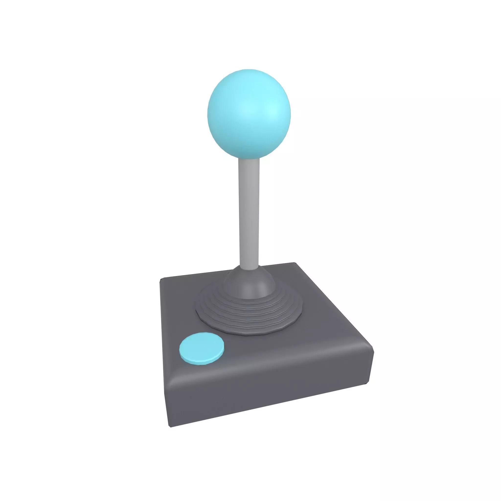 Joystick v1 002 Low-poly 3D model_0
