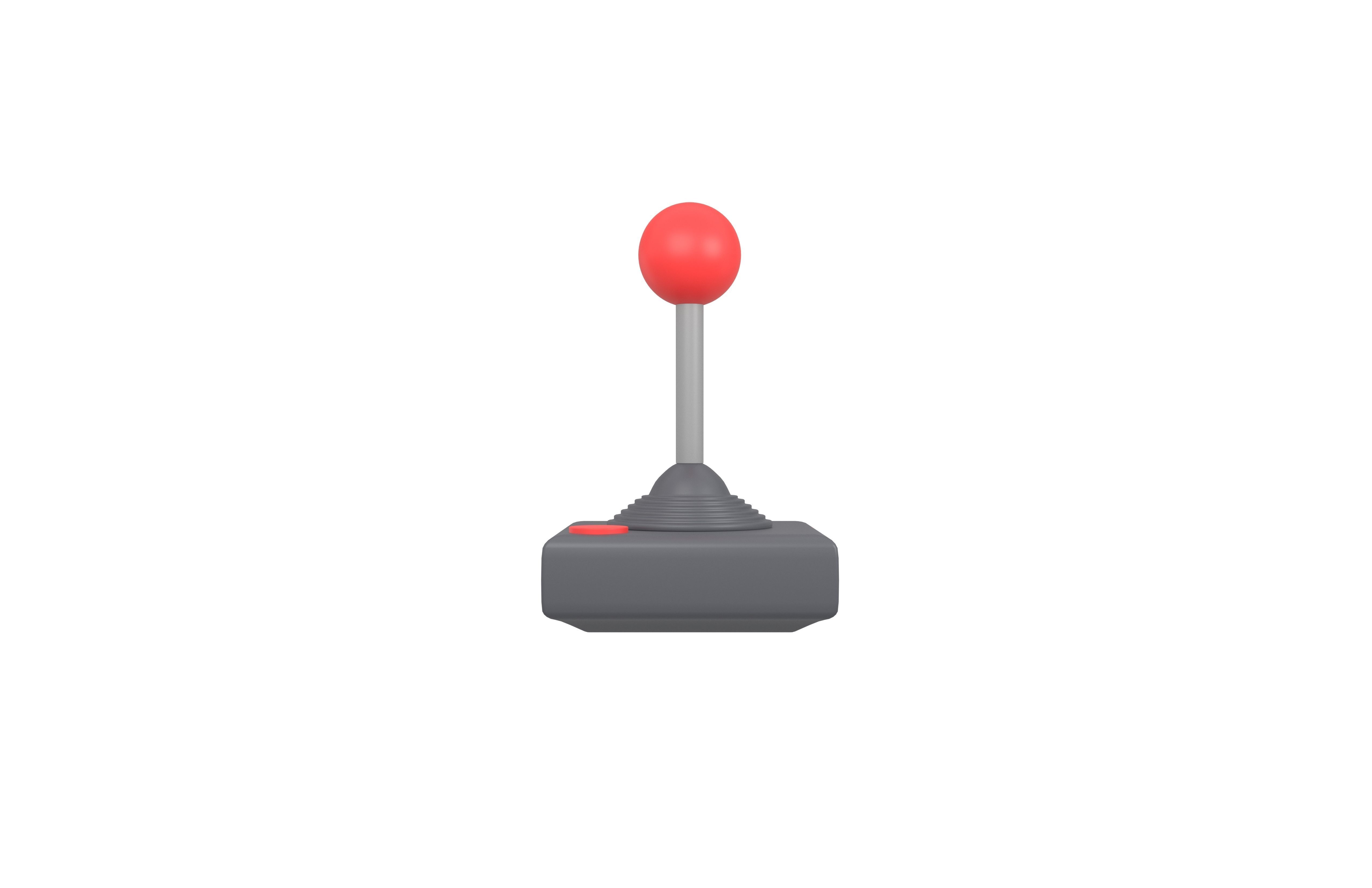 Joystick v2 001 Low-poly 3D model_1