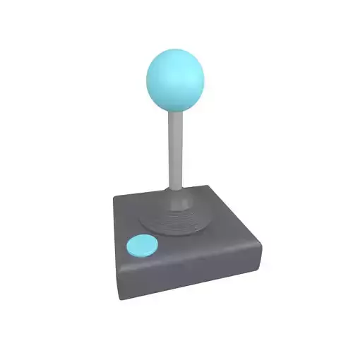Joystick v2 002 Low-poly 3D model