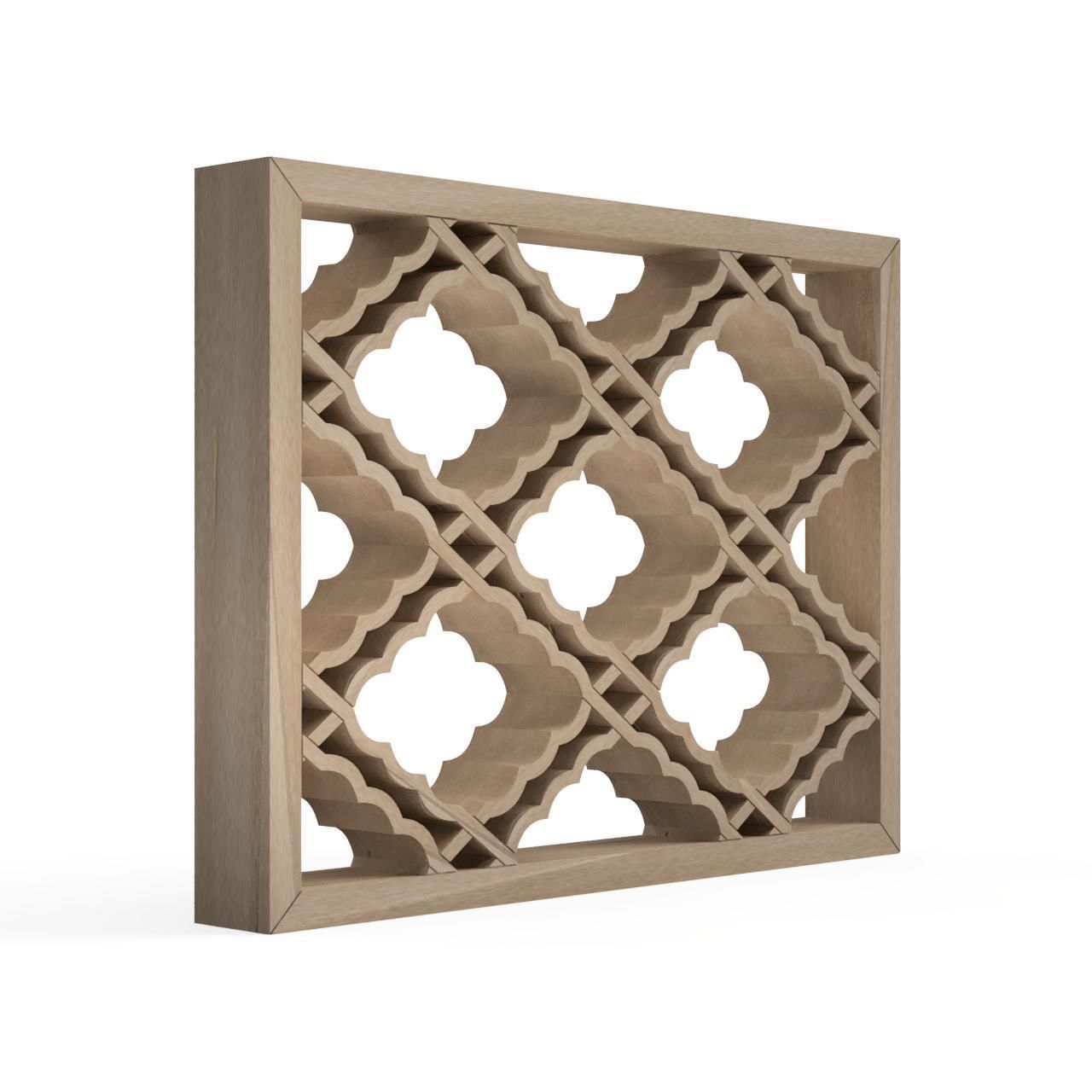 Kikugatamokko lattice wall sconce 3D print model_2
