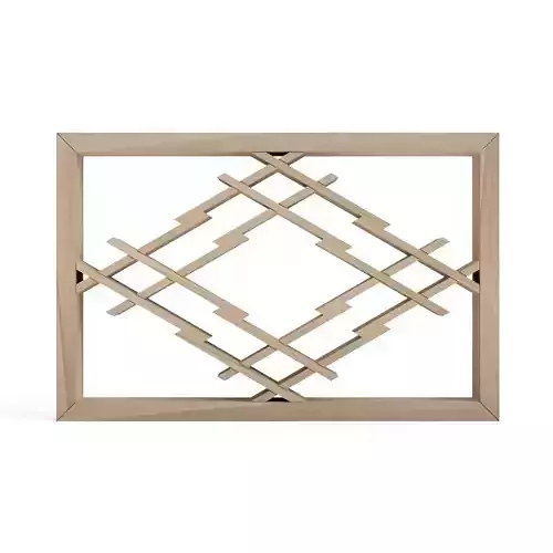Futaematsukawa lattice frame in oak