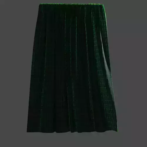 Curtain skirt