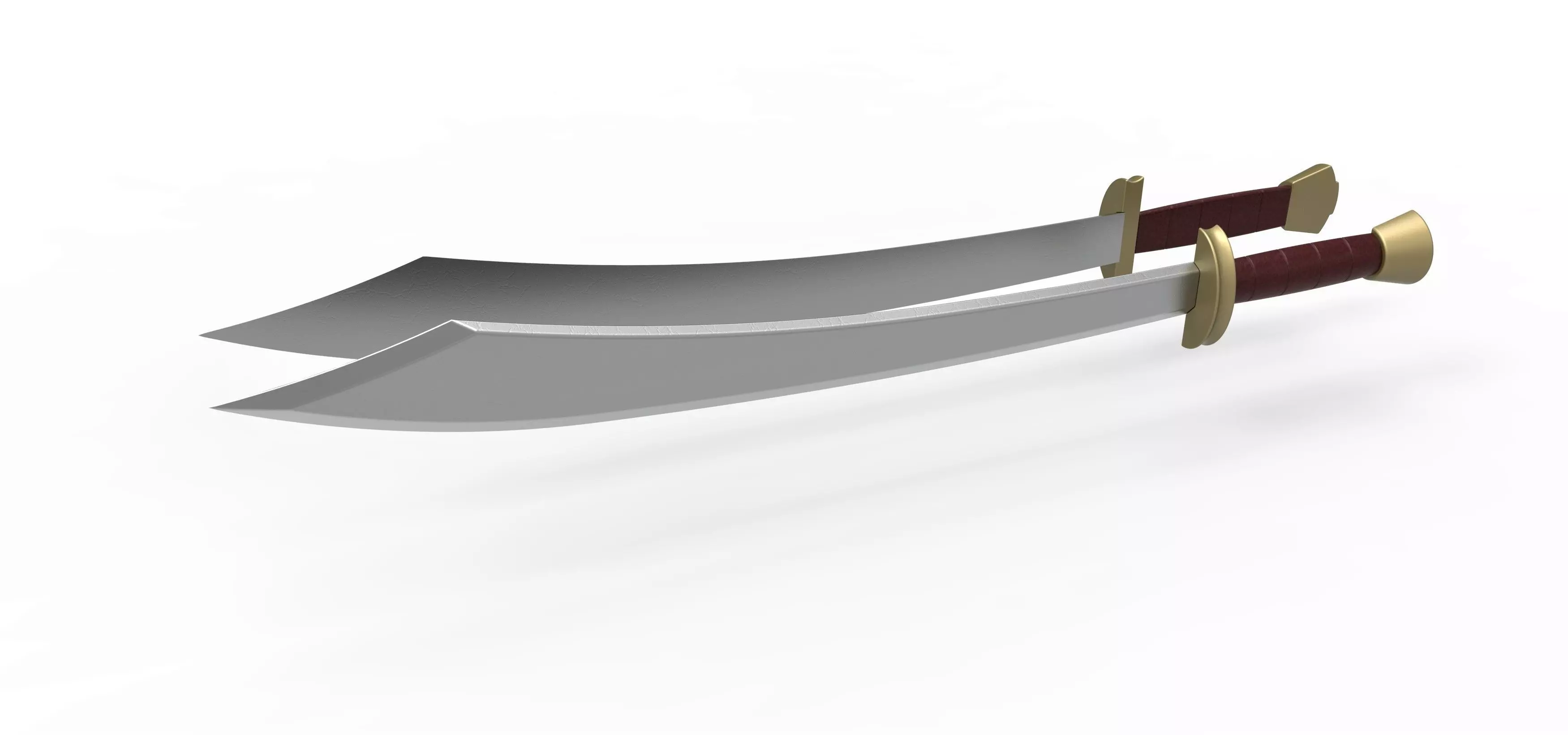 Zuko dual swords 3D print model