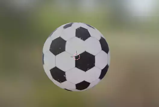Football soccer ball with spider