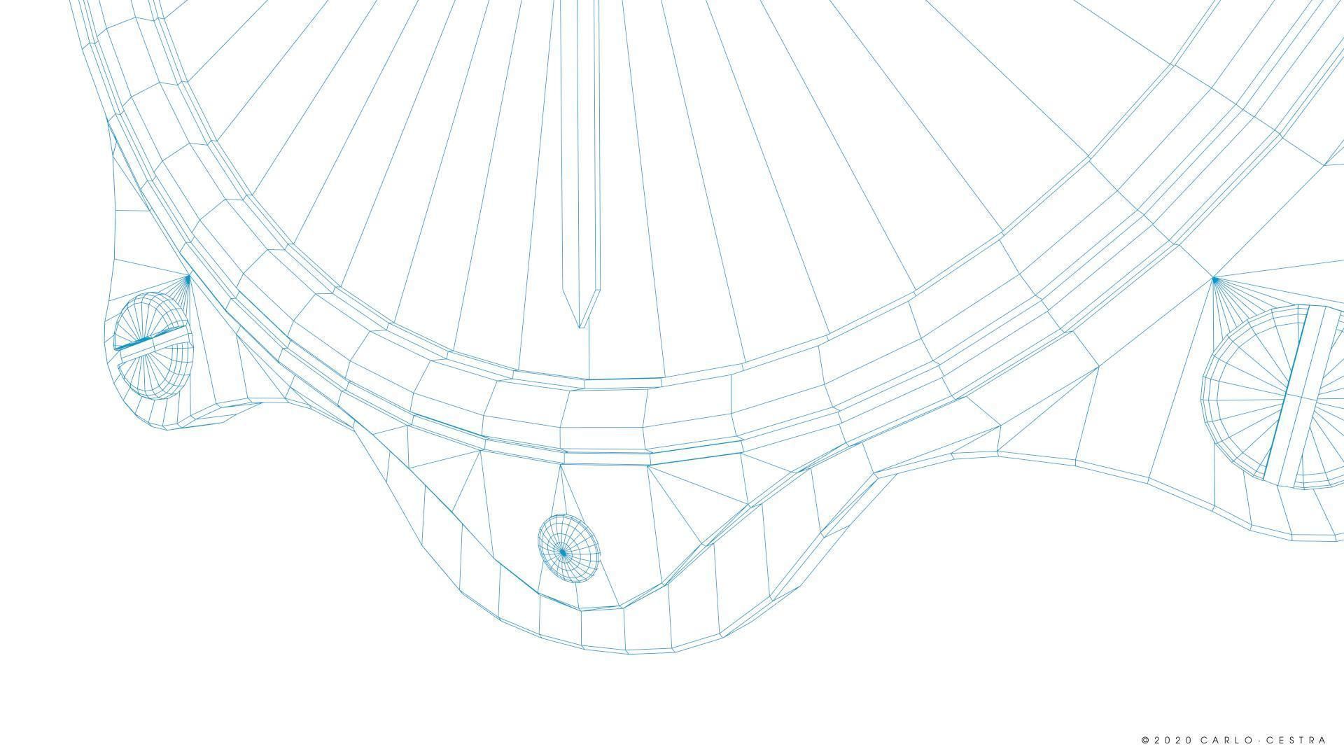 GERMAN AIRSPEED INDICATOR Low-poly 3D model_19
