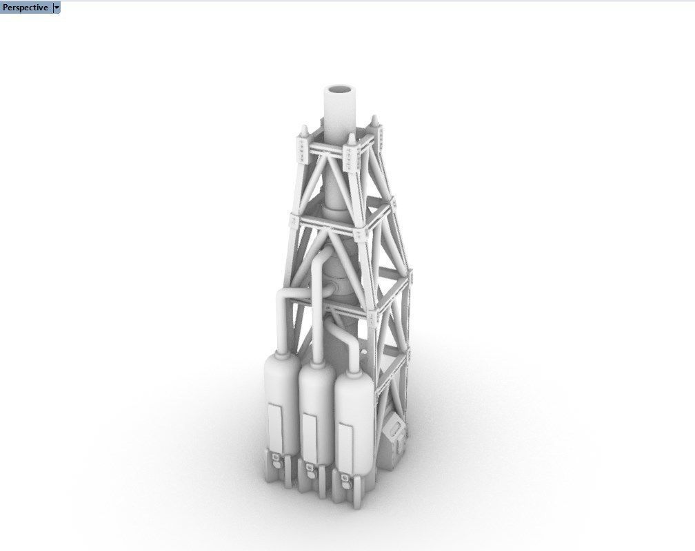 Refinery Boiler IV 3D print model_8