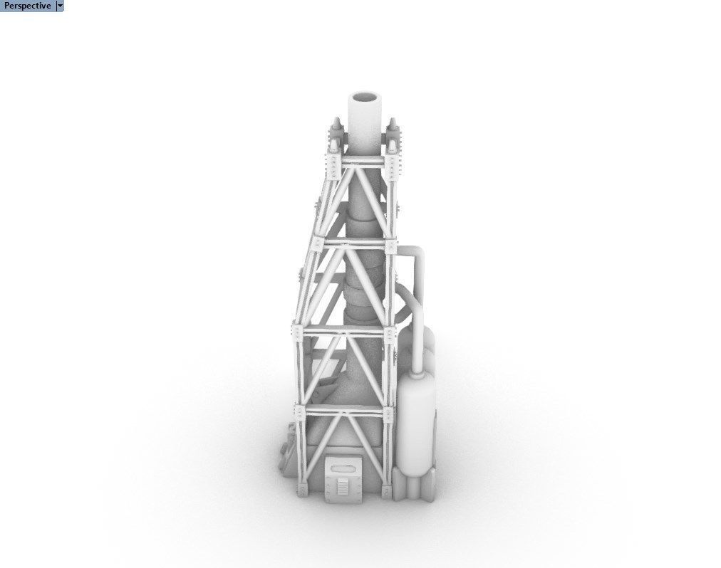 Refinery Boiler IV 3D print model_4
