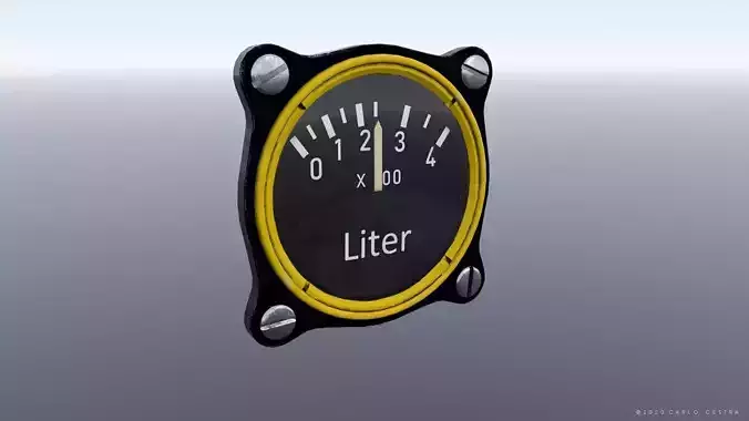 GERMAN FUEL CONTENT GAUGE