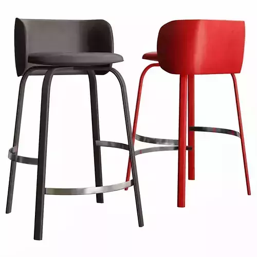 Belt - Sg Bar Stool low poly 3d model