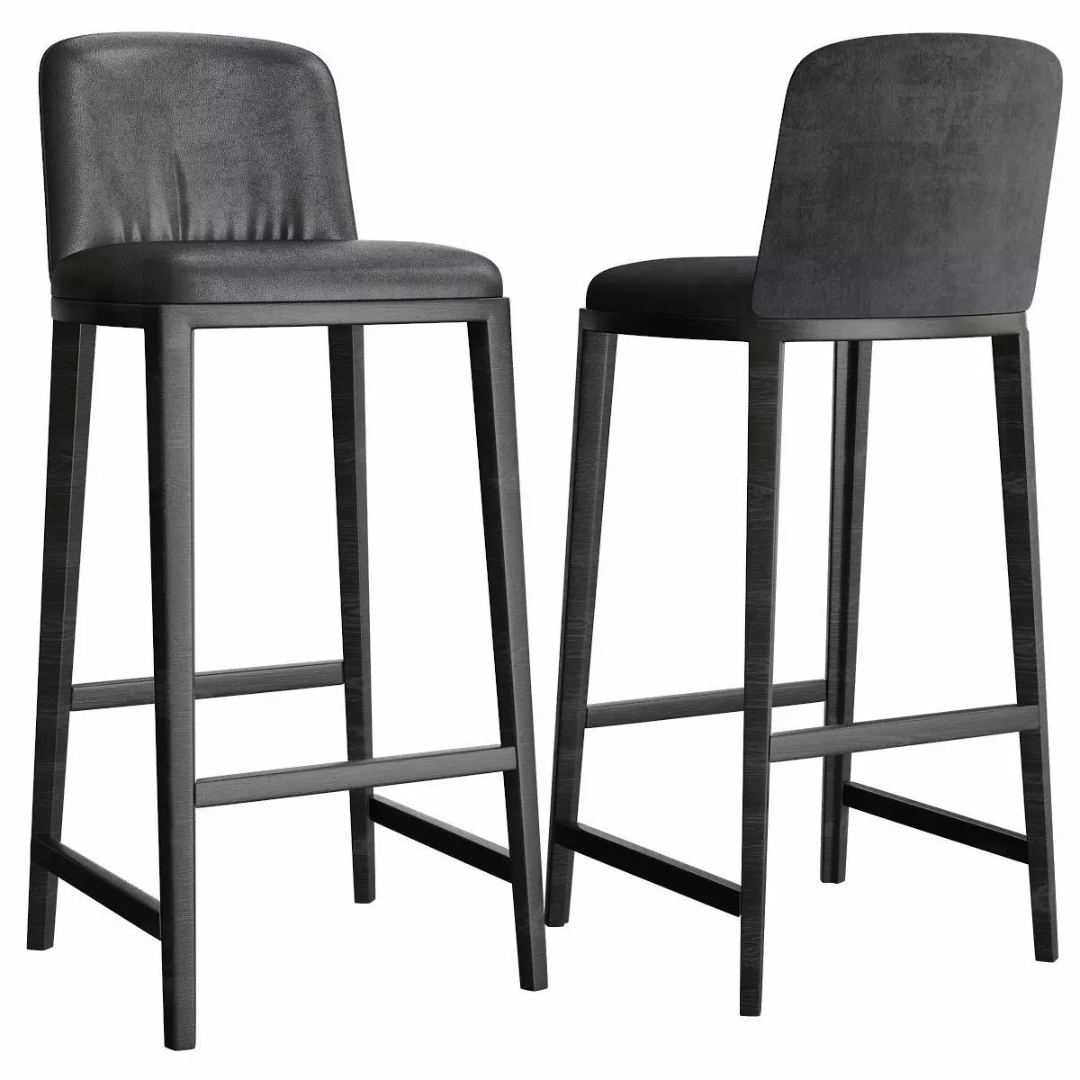 Blossom 840-A Bar Stool Potocco low poly 3d model Low-poly 3D model_0