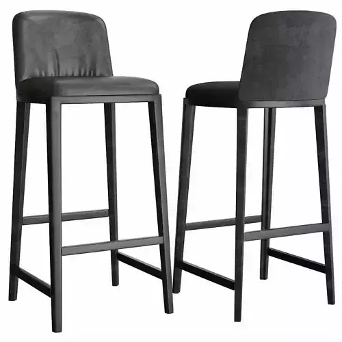 Blossom 840-A Bar Stool Potocco low poly 3d model Low-poly 3D model