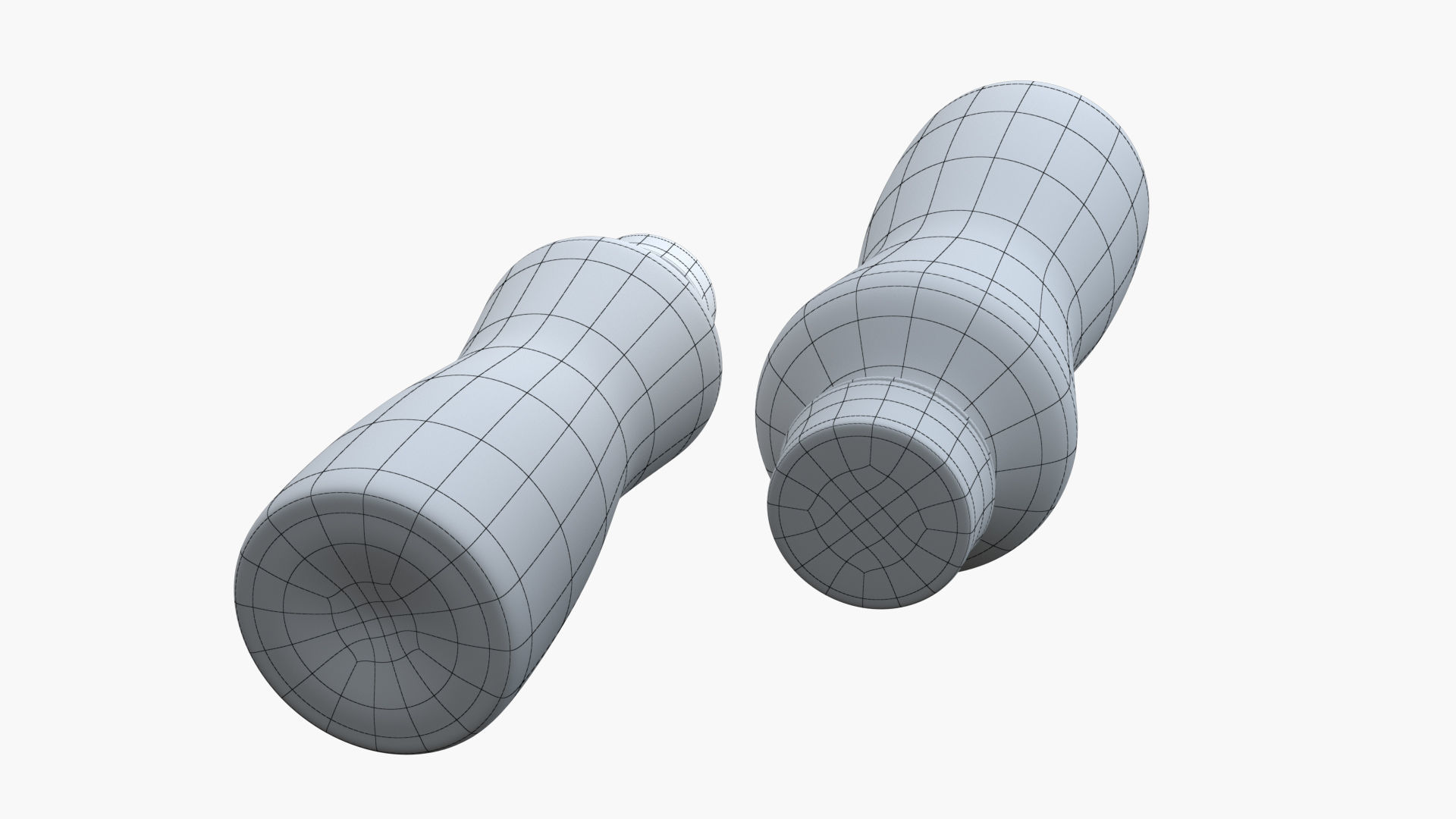 Minute Maid Bottle Low-poly 3D model_9