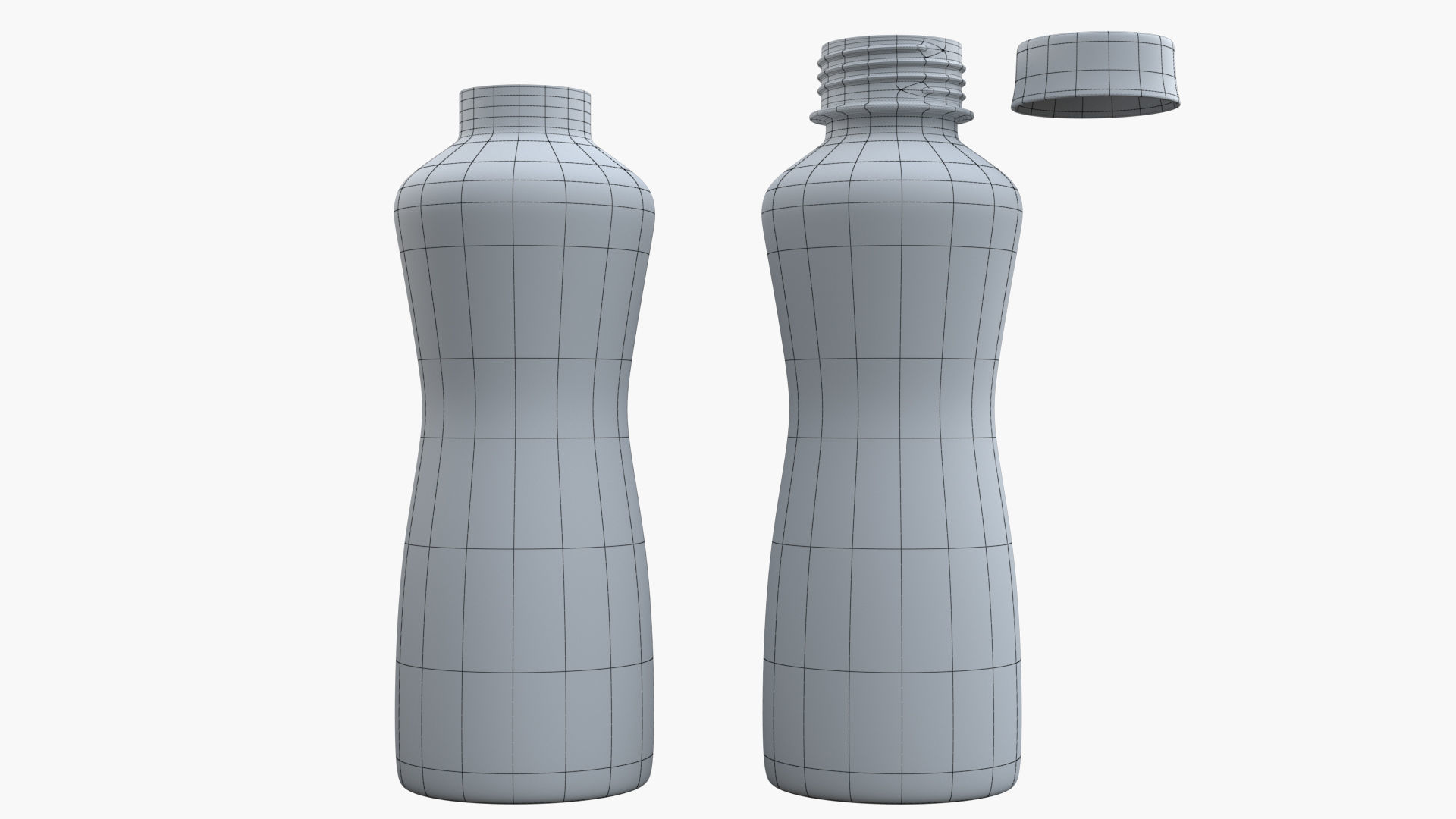 Minute Maid Bottle Low-poly 3D model_8