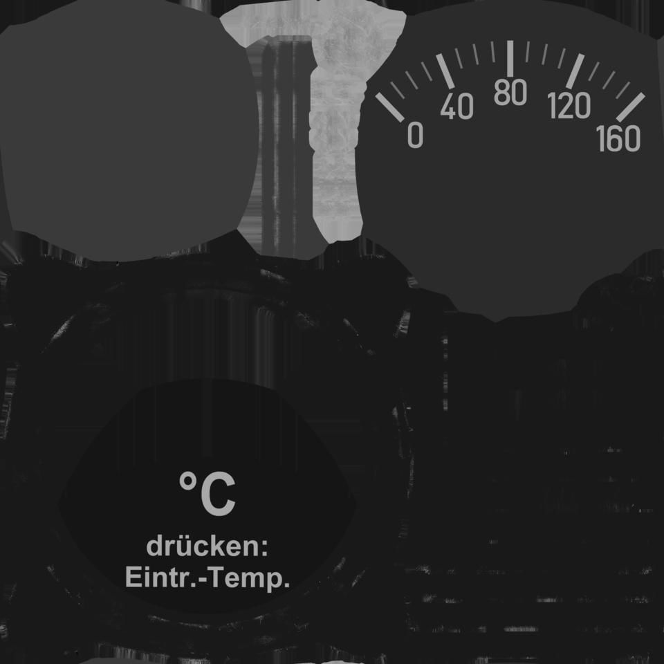 GERMAN OIL TEMPERATURE GAUGE Low-poly 3D model_9