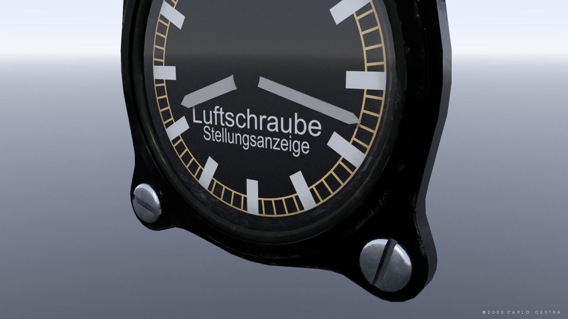 GERMAN PROPELLER PITCH INDICATOR Low-poly 3D model_2