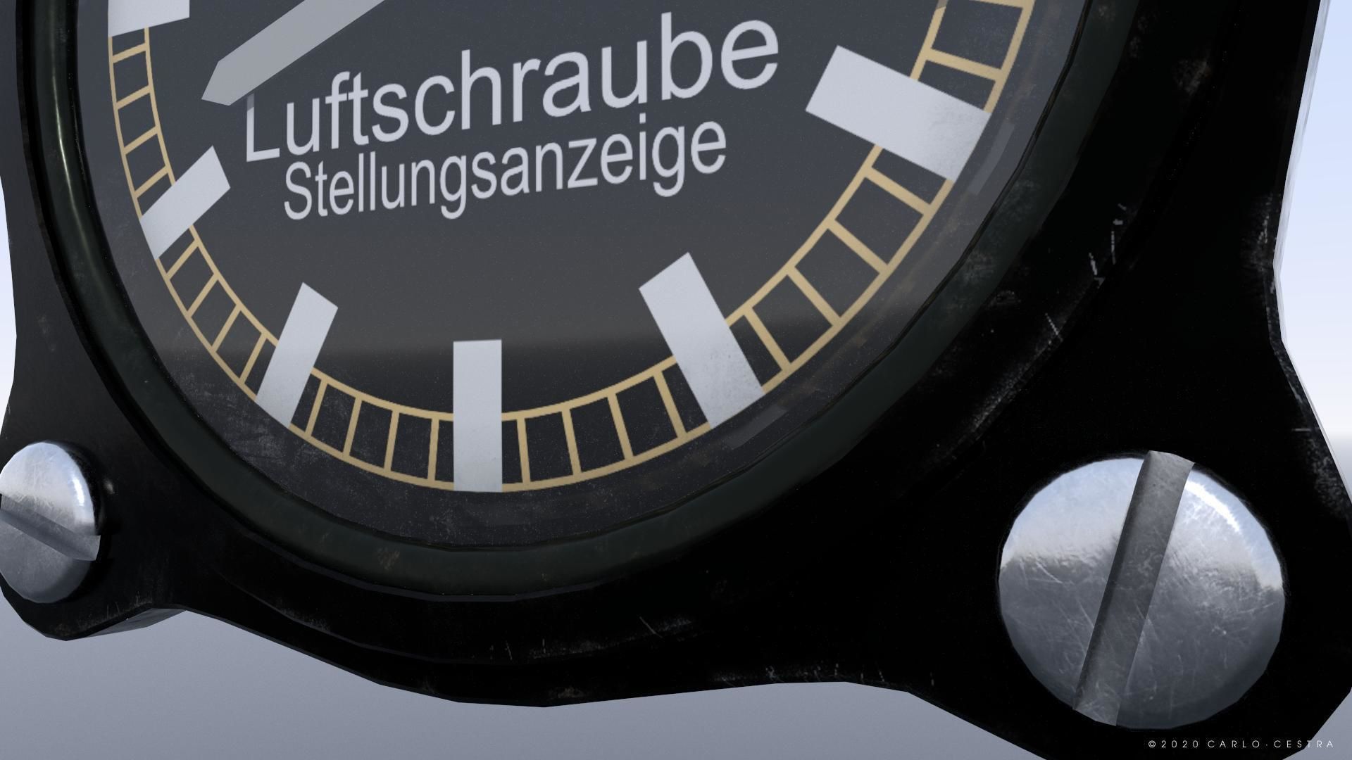 GERMAN PROPELLER PITCH INDICATOR Low-poly 3D model_4