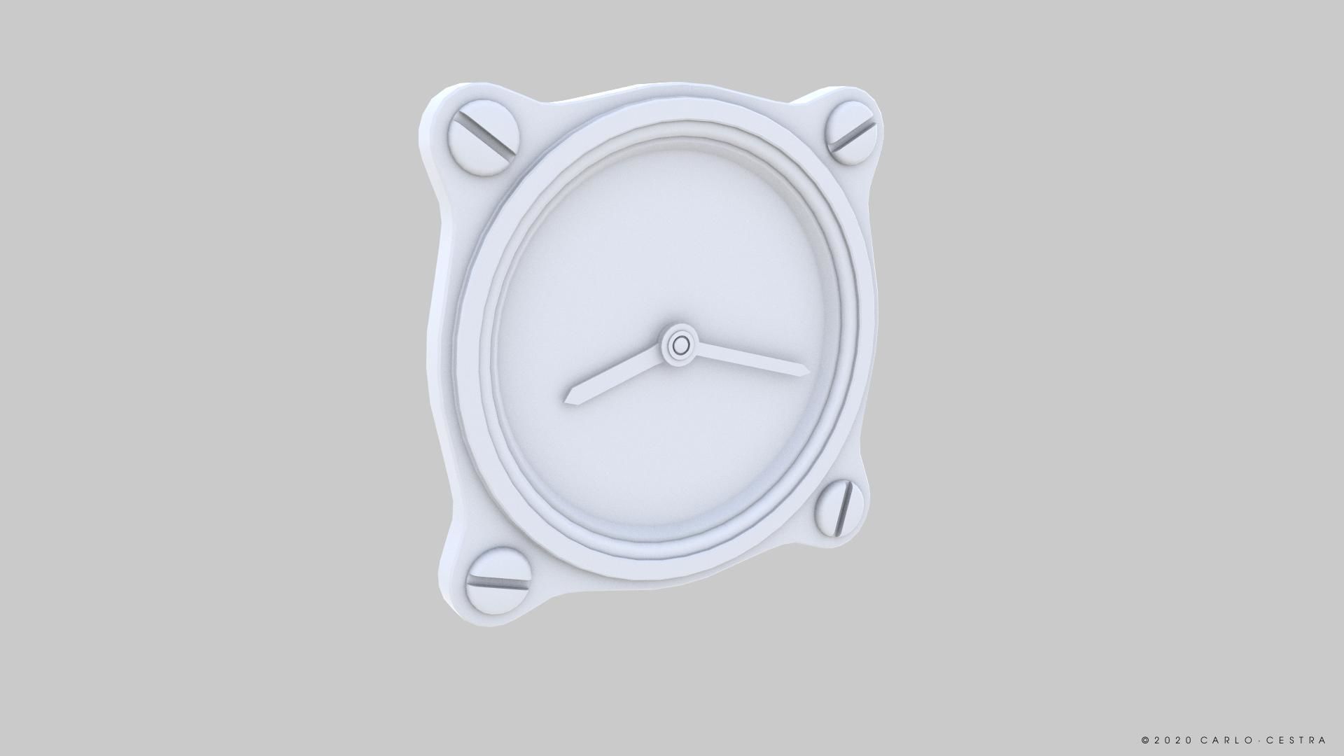 GERMAN PROPELLER PITCH INDICATOR Low-poly 3D model_10