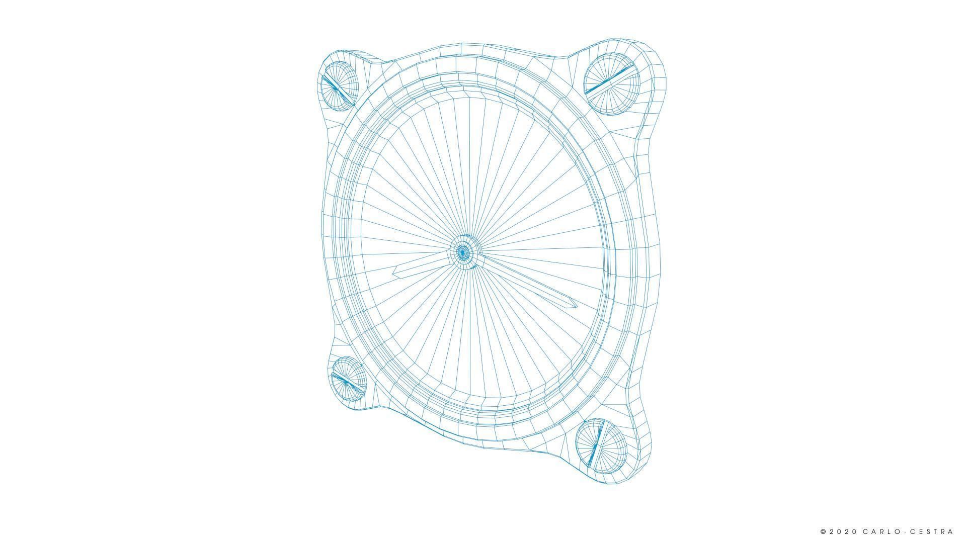 GERMAN PROPELLER PITCH INDICATOR Low-poly 3D model_16